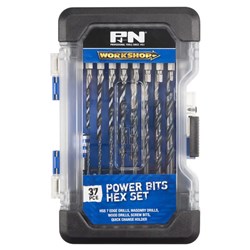 SUTTON 37 PCE POWER BIT HEX SET